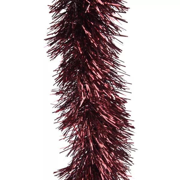 Guirlande de Noël (D10 cm) Alpine XL Bordeaux