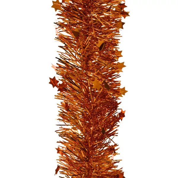 Guirnalda de Navidad (D9 cm) estrellada Alpine Calabaza