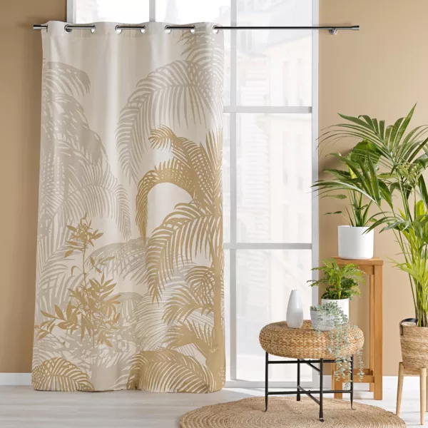 Cortina con ojales (140 x 260 cm) Baobab Crudo