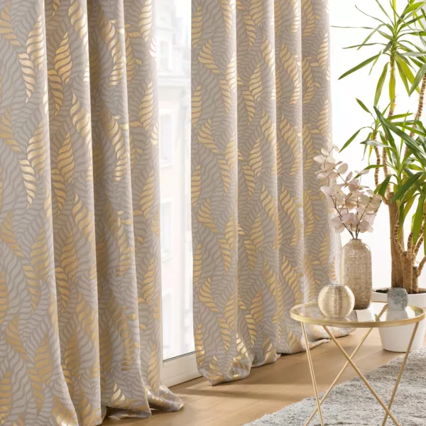 Rideau occultant (140 x 260 cm) Lyra Taupe