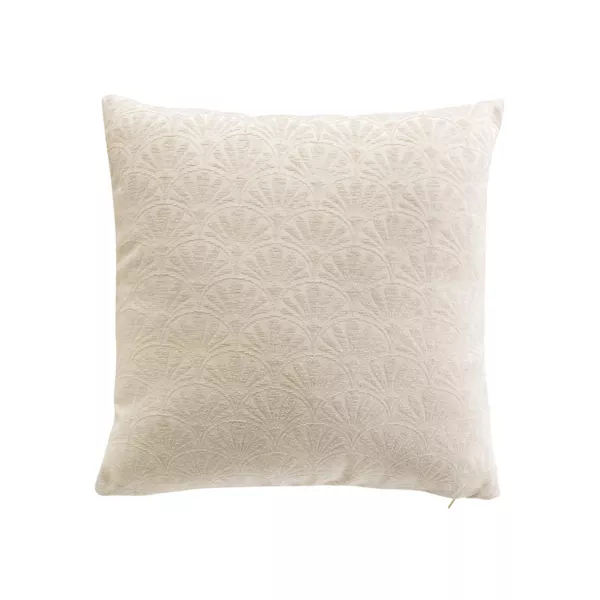 Housse de coussin carrée (40 x 40 cm) Echo Ecru