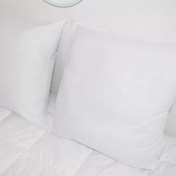 Set di 2 cuscini rettangolari morbidi (45 x 70 cm) Volume Bianco