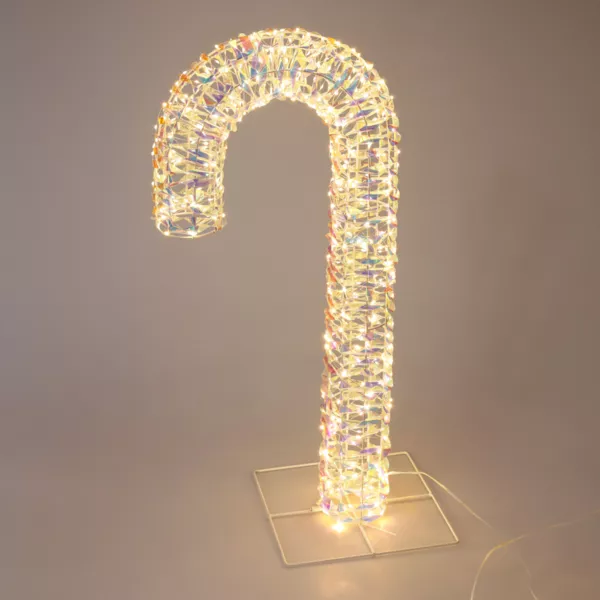 Sucre d'orge lumineux 400 LED (H75 cm) Christmas Arc en ciel