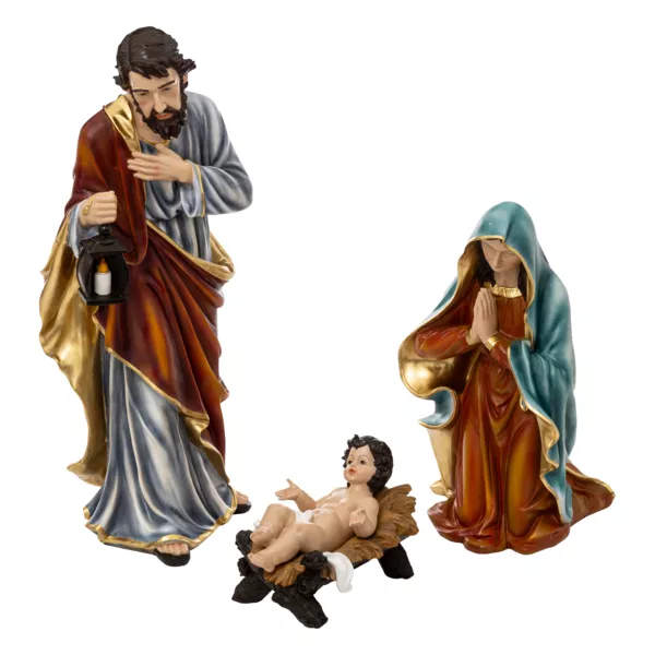 De 3 grote santons (H93 cm) van Luis