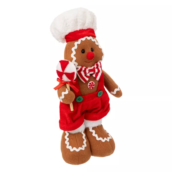 Lebkuchen-Schneemann (H35 cm) Marcel le gourmand