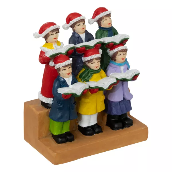 Figur für Weihnachtsdorf (H8 cm) Chorale d'enfants