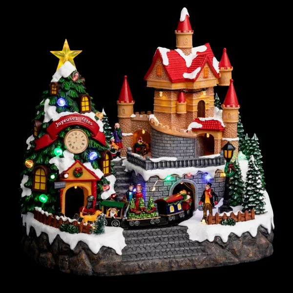 Village de noel lumineux pas cher cheap