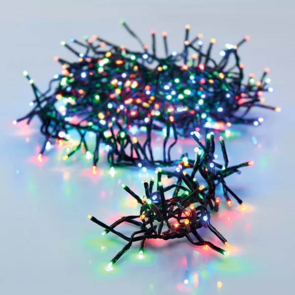 Guirlande lumineuse 11 m 1512 LED câble noir Boa Multicouleur