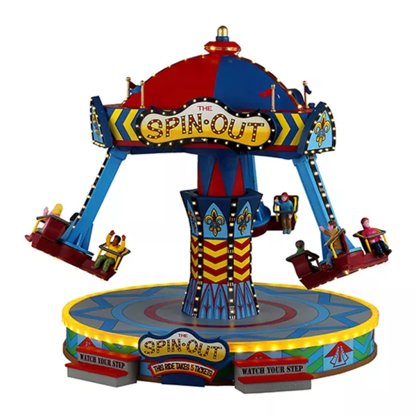 Lemax julelandsby med lys, musik og bevægelse, Spin Out karrusellen