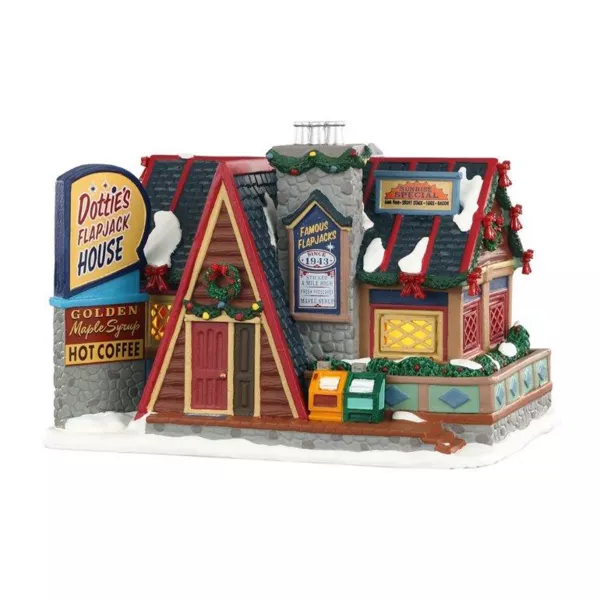 Village de Noël Lemax lumineux Restaurant Dottie's Flapjack