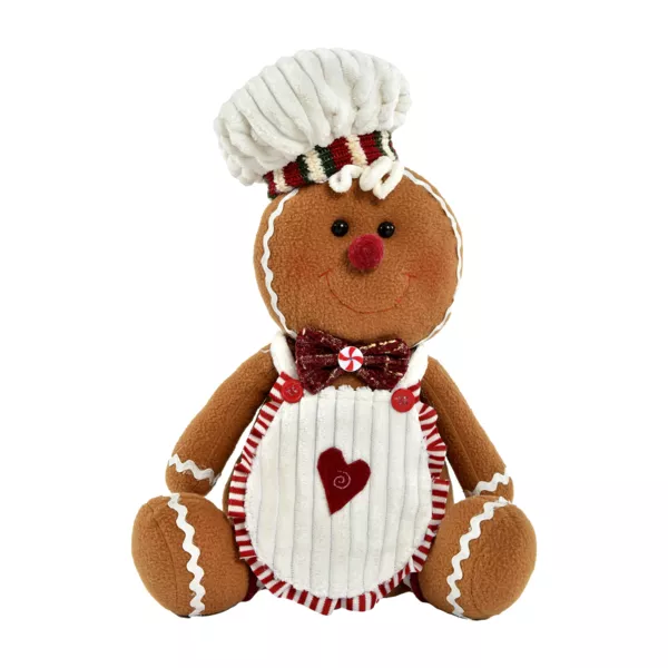 Bonhomme pain d'épices (H32 cm) Manala Cuisinier assis