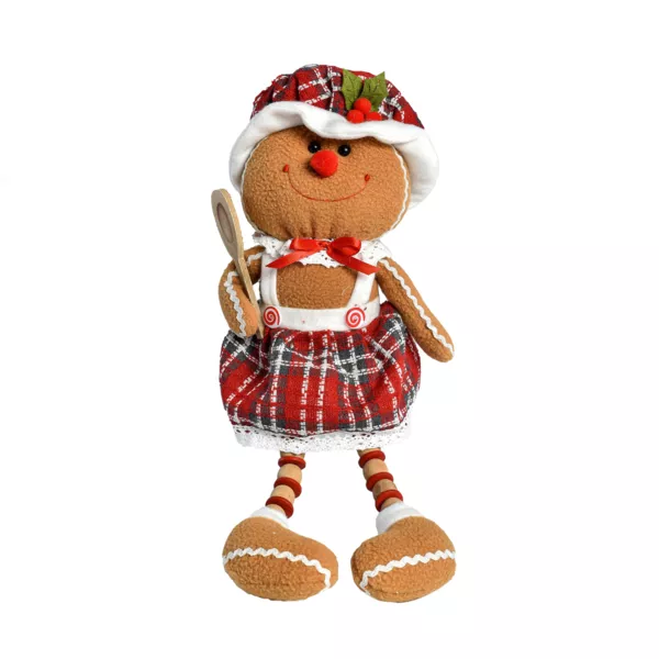 Bonhomme pain d'épices (H25 cm) Ginette les jambes souples