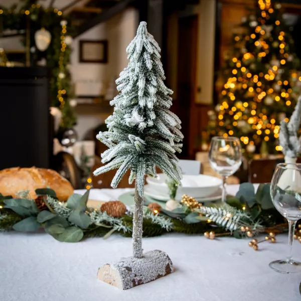Tafel kunstkerstboom Costy H45 cm Smaragdgroen
