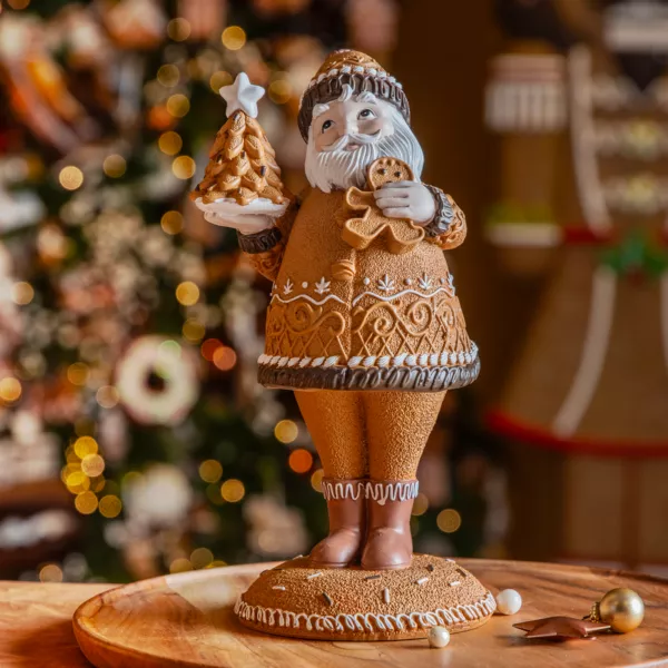 Père Noël déco (H25 cm) Biscuit Pain d'épices