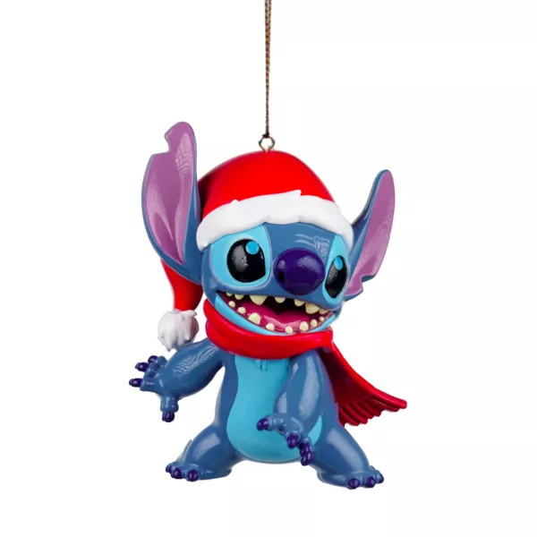 Suspension de Noël Disney (H8 cm) Stitch rigolo