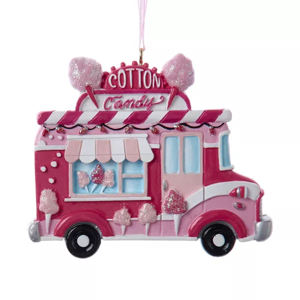 Suspension de Noël (H7 cm) Camion Lollipop Multicolore