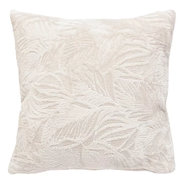Coussin carré flanelle (40 x 40 cm) Ryo Beige