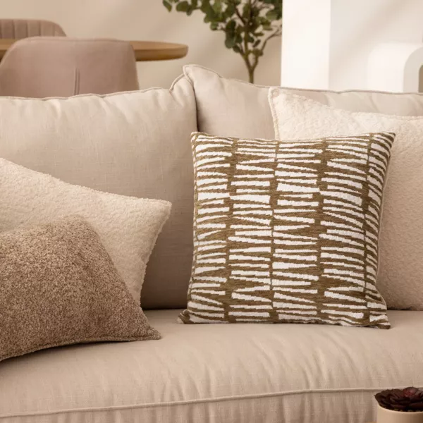 Funda de cojín cuadrada (40 x 40 cm) Jeni Verde caqui