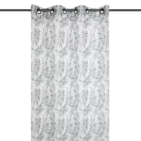 Cortina de ojales (140 x 260 cm) Ziana Negro