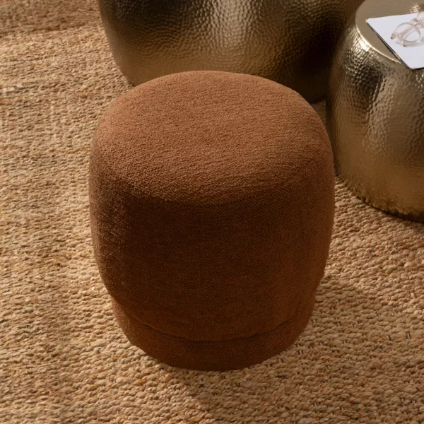 Locken Pouf (D39 cm) Améa Orange