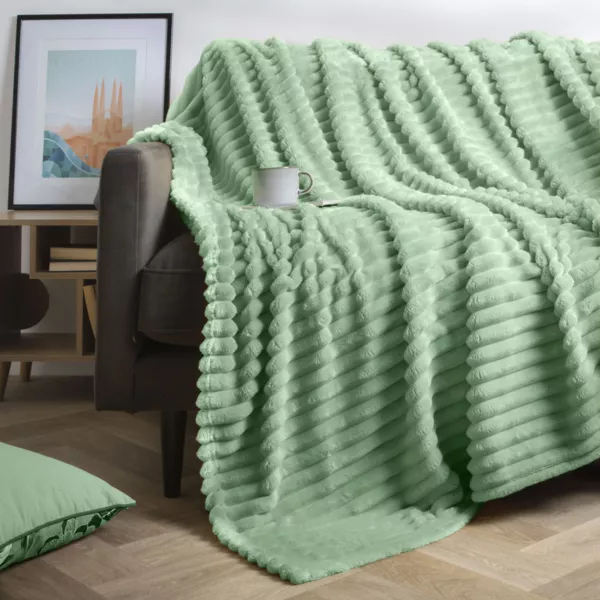 Zacht plaid (220 x 240 cm) Duin Salie groen