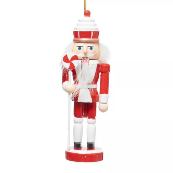 Casse-noisette à suspendre en bois (H13 cm) Bonbon Rouge