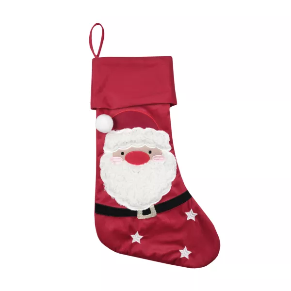 Julesok (H48 cm) Edgard Julemand Rød Karmin