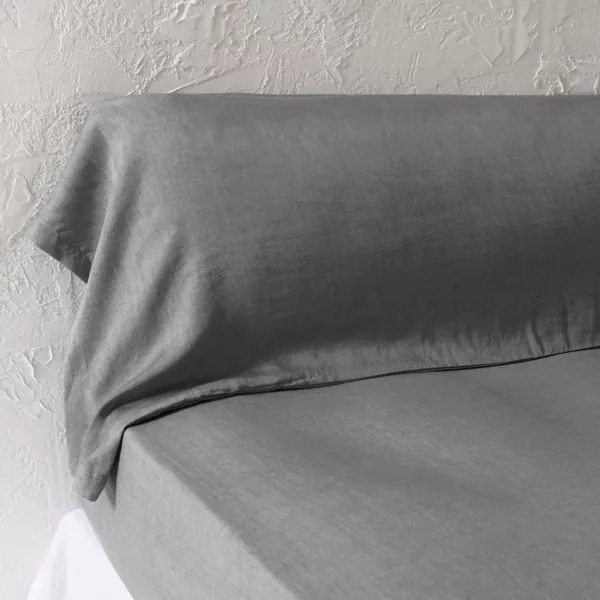 Nekrolsloop gewassen TENCEL™ Lyocell (27 x 185 cm) Olivia Granietgrijs