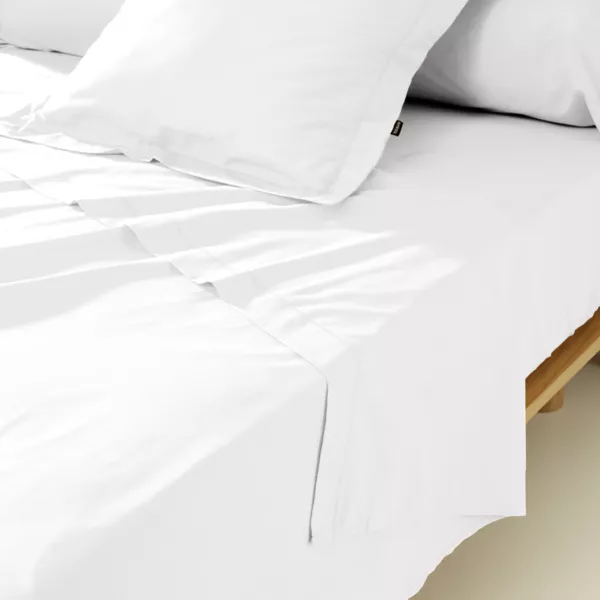 Ensemble de draps Percale 200 fils Grand lit Gauvin Textiles