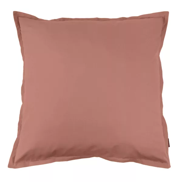 Taie d'oreiller carrée percale de coton (80 x 80 cm) Cali Bois de rose