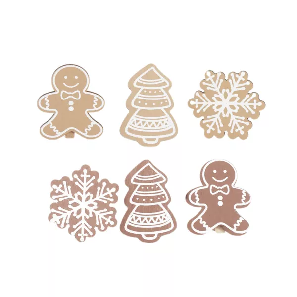 Set di 6 decorazioni da spargere (H6 cm) Golosit di Natale