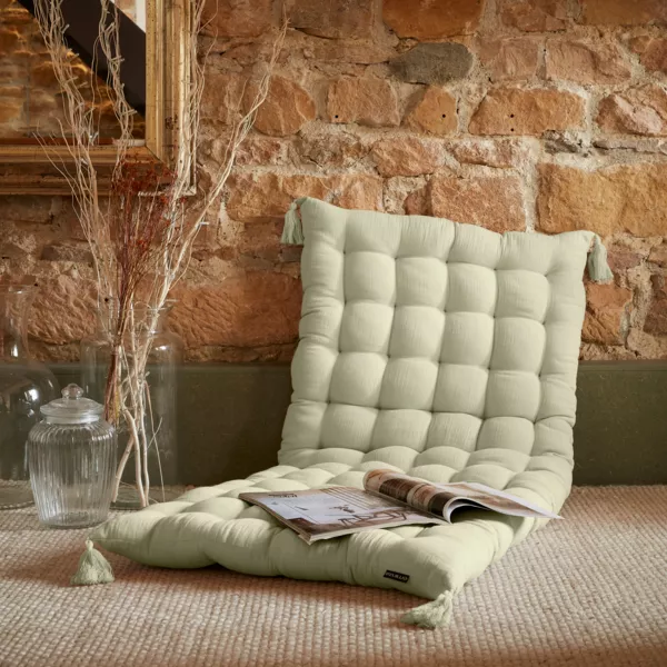 Matelas de sol gaze de coton (60 x 120 cm) GaĂŻa Vert tilleul
