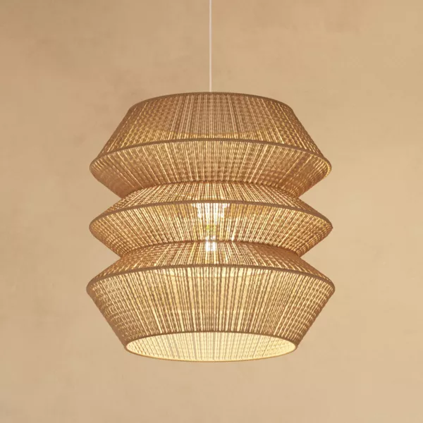 Hängeleuchte Jute (D38 cm) Liza Beige