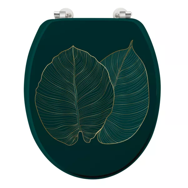 Toiletbril hout (37 x 46 cm) Jade Groen