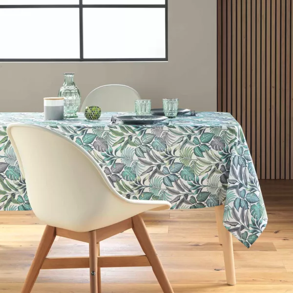 Nappe rectangulaire anti tache (145 x 240 cm) Stylis Verte