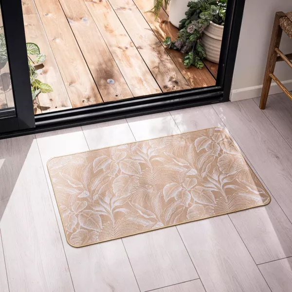 Antislip geweven tapijt (45 x 75 cm) Stylis Wit
