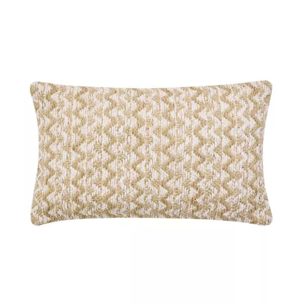 Cojín rectangular de tela de algodón (30 x 50 cm) Loumeo Beige