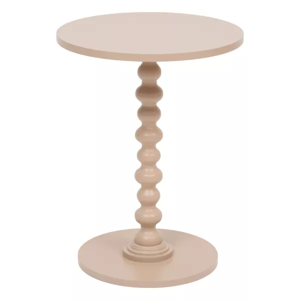 Ronde houten koffietafel (H50 cm) Alix Hazelnoot