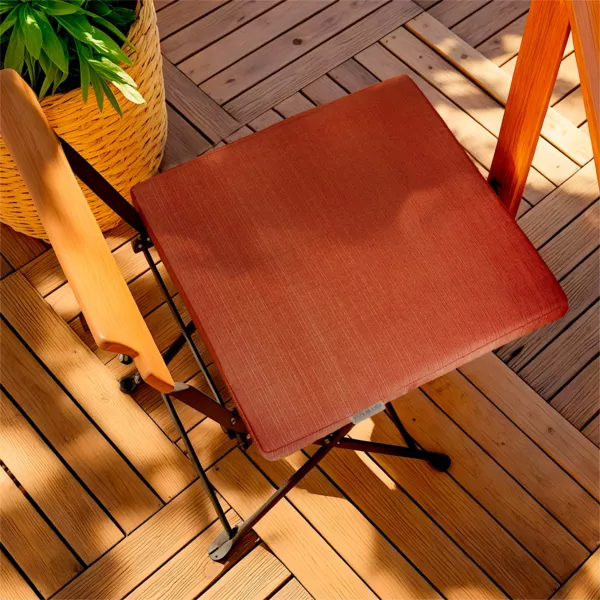 Buitenstoelkussen vierkant (40 x 40 cm) Sunset Terracotta
