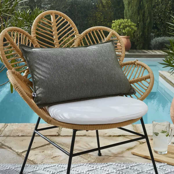 Outdoor Kissenbezug rechteckig (40 x 60 cm) Naia Seerosengrn