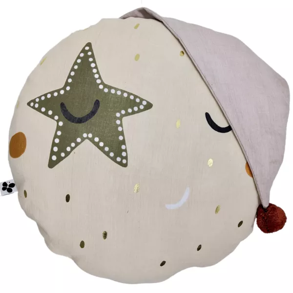 Coussin enfant rond coton (40 cm) Sky Dream Multicolore