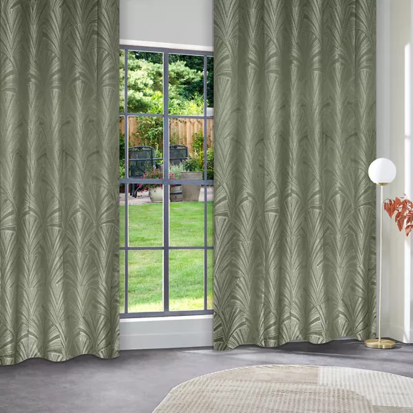 Cortina opaca (140 x 260 cm) Effie Verde caqui