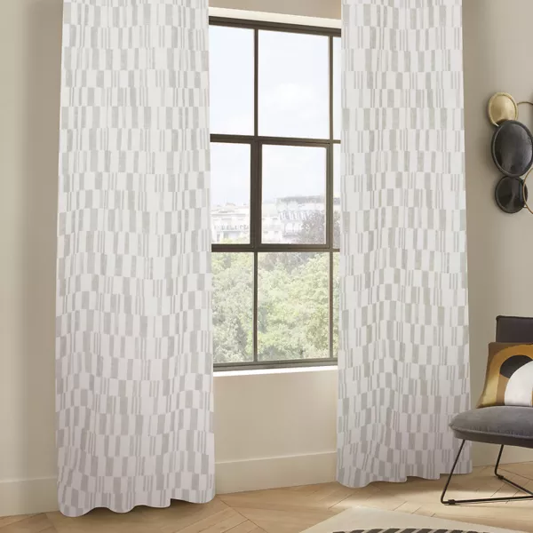 Geweven gordijn (140 x 260 cm) Leyna Beige