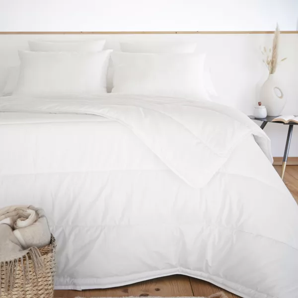Gematigde katoenen dekbed anti-mijt (140 x 200 cm) Celeste Wit