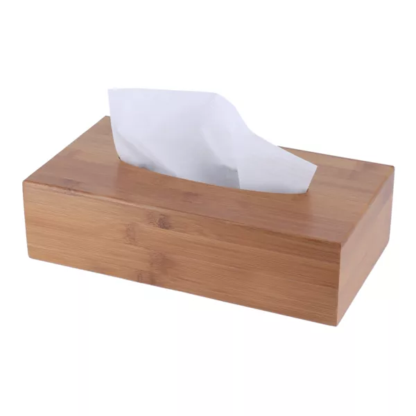 Bamboe tissuebox Bruin