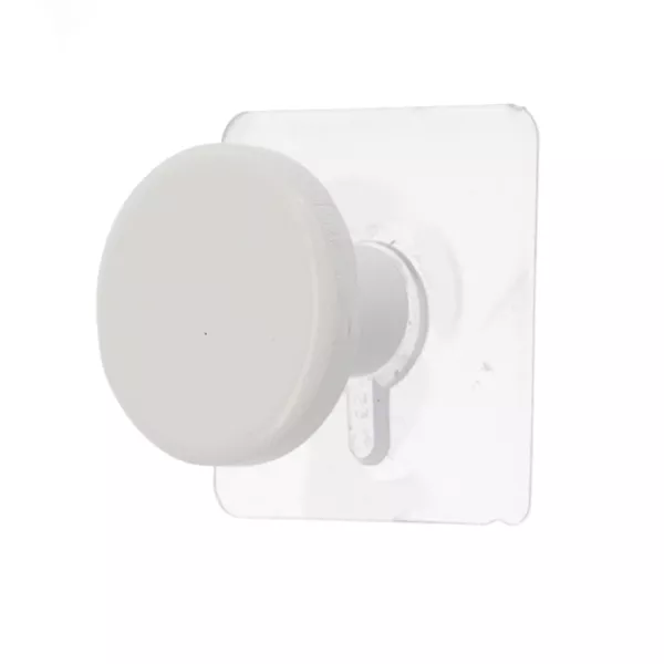 Patère adhésive (D4,5 cm) Easy Chic Blanc