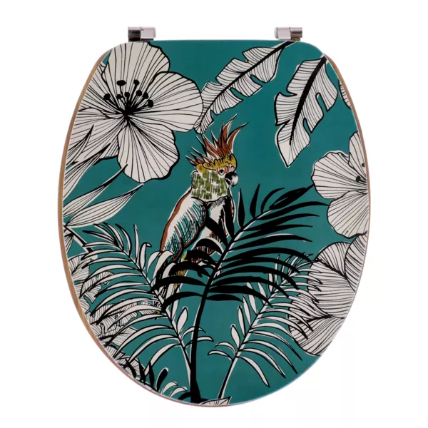 Abattant WC 18 pouces MDF Jungle Fever Bleu
