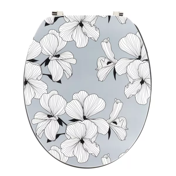 Abattant WC 18 pouces MDF Ecrin Gris