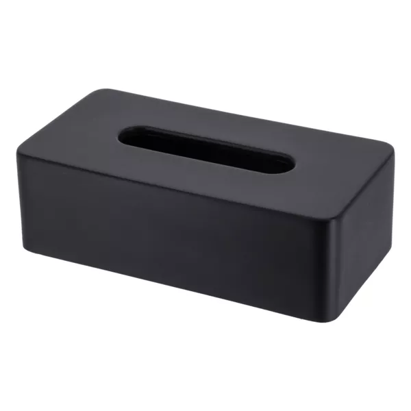 Boîte à mouchoirs magnétique Japandi Noir