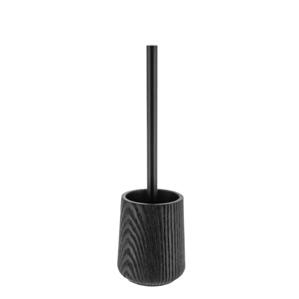 Brosse WC polyrésine effet bois Scandi Noir